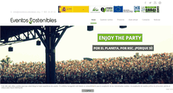 Desktop Screenshot of eventossostenibles.org